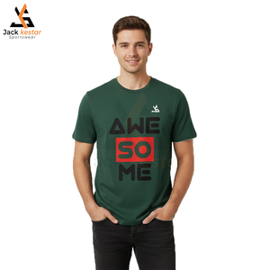 เสื้อยืดผู้ชายทรงโอเวอร์ไซส์ ผ้าฝ้าย 100% ออกแบบเองได้ สไตล์ทางการ แห้งเร็วและระบายอากาศได้ดี - Product Image 2