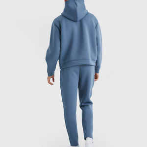 Nouveau survêtement de haute qualité avec logo personnalisé pour homme, en molleton épais et respirant, style oversize pour l'hiver - Product Image 4
