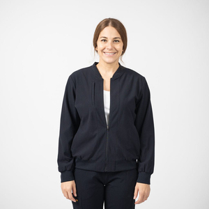 Veste uniforme de gommage d'hôpital écologique personnalisable Vestes de gommage d'allaitement médical extensible - Product Image 1