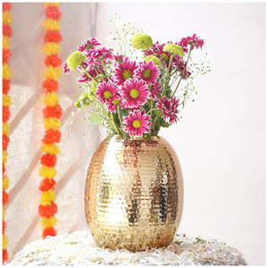 Hermosos jarrones Jarrones de metal para flores en estilos modernos y antiguos Centros de mesa de decoración de boda para el hogar Sala de estar Jarrones de hotel - Product Image 1