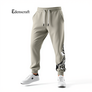 Mi-taille léger écologique à séchage rapide hommes survêtement pantalons de survêtement doux imprimé décontracté Gym Streetwear confortable tenue quotidienne - Product Image 6
