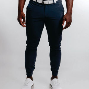 Pantalons de golf légers au design personnalisé Vente en gros Pantalon de golf pour hommes en polyester recyclé avec poches latérales - Product Image 3