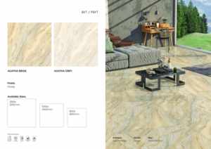 Carreaux de sol et de mur en porcelaine brillante 1200x1200 Design intérieur moderne minimaliste - Product Image 2