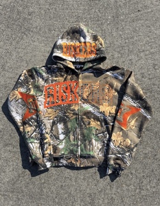 Sudadera con Capucha de Forro Polar para Hombre, con Media Cremallera, Bordado con Logotipo Personalizado al por Mayor, 100% Algodón Desgastado, Personalizable OEM - Product Image 2