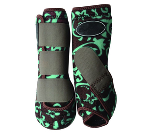 Bottes de sport pour chevaux personnalisées multicolore OEM logo bottes de tendon élastiques légères en néoprène protège-jambes attelle bottes de sécurité pour tendons - Product Image 6