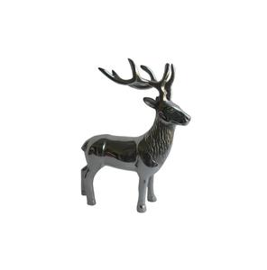 Decoración Metal Reno Acabado en oro Adorno navideño Acento festivo de lujo para mesa, repisa y regalo - Product Image 4