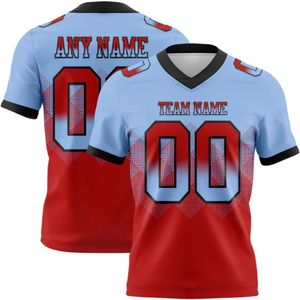 Camiseta transpirable de manga corta para hombre, camiseta de fútbol americano con nombre y número de equipo personalizado - Product Image 4