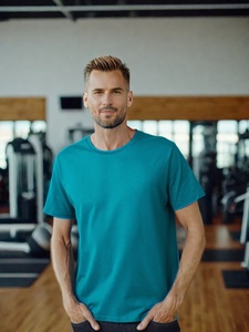 Camisetas de algodón 100% para hombre con logotipo personalizado Camiseta lisa en blanco de talla grande con ajuste de impresión personalizado - Product Image 4