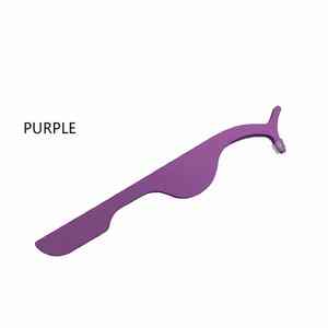 Juego de rizador de pestañas y pinzas de Punta inclinada de acero inoxidable, herramientas de belleza de manicura para extensión de pestañas y cuidado del cabello - Product Image 4