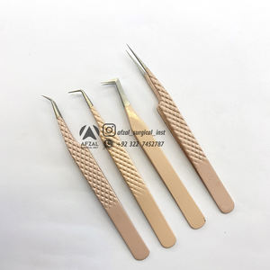 คอลเลคชั่นแหนบดีไซน์ลายเสือเคลือบกระดาษอย่างดี แบรนด์ส่วนตัว ผลิตจากสแตนเลส สำหรับต่อขนตา อุปกรณ์เสริมความงาม - Product Image 2