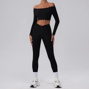 Conjunto de Yoga de 2 piezas, conjuntos de entrenamiento, chándal para mujer, gimnasio, Push Up, Fitness, correr, ropa de entrenamiento, Sujetador deportivo, mallas, traje, ropa deportiva - Product Image 3