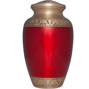 Hermosa urna de cremación decorativa de Metal sólido conmemorativo para adultos, hombres, mujeres, grandes urnas de cremación de latón para cenizas humanas - Product Image 4