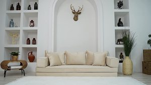 ชั้นที่นั่งอาหรับพื้นโซฟาอาหรับชั้นที่นั่งอาหรับ | 14ชิ้น, 28เต้นรำกับเบาะฟองน้ำ thickknes 10 + 10: 20เซนติเมตร - Product Image 3