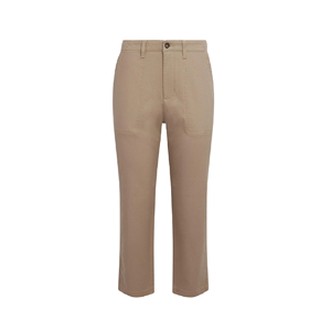 2025 elegante de talla grande para mujer, informal, de Color sólido, transpirable, de calidad superior, Spandex/algodón, Pantalones chinos, diseño personalizado - Product Image 3