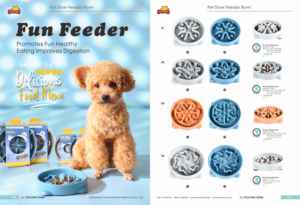 Fabricant de 25 ans de vente en gros de puzzle en silicone durable pour chien de compagnie bol à alimentation lente conception antidérapante favorise des habitudes alimentaires saines - Product Image 2