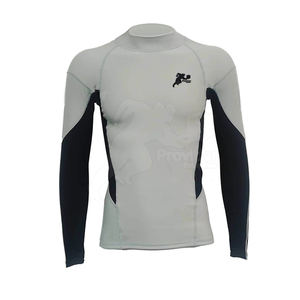 La mejor venta Unisex Slim Fit MMA Rash Guard Training Wear Alta calidad Ligero Transpirable Spandex/Poliéster Ropa marcial - Product Image 1