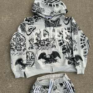 Survêtement pour homme adulte à manches longues, léger, 100% coton, taille élastique, fabriqué au Pakistan, faible MOQ, genouillère déchirée - Product Image 3