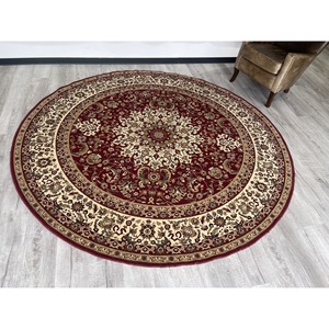 พรมกลม DAVINCI รุ่น D240CM ลายเมดัลเลียนคลาสสิก ทำมือ สำหรับตกแต่งบ้าน ห้องนั่งเล่น และทางเดิน พรมปูข้างตู้ - Product Image 5