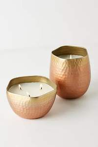 Frascos de metal hechos a mano para velas, ideales para creaciones de cera de lujo que proporcionan una luz suave y luminosa y un ambiente aromático relajante. - Product Image 6