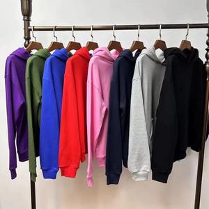 Sweat à capuche streetwear avec logo personnalisé pour hommes en vrac 100% coton sweats à capuche avec fermeture éclair tissu épais automne service OEM pour les grossistes - Product Image 1