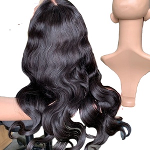 Cuticle Aligned Long <b>Body</b> <b>Wave</b> Wig Virgin Natural Fashion Color Silky Straight <b>Wave</b> Machine Double Weft - Product Image 4