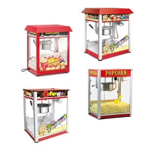 Machine à Popcorn Commerciale Électrique de Comptoir en Acier Inoxydable Rouge 53x45x65cm pour Bars à Snacks - Product Image 2
