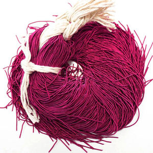 Vente en gros de fil de lingot de marque privée fil haute visibilité nouveau design 1.6mm fil de métal rose foncé lisse Purl Dabka - Product Image 1