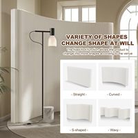 Paravent pliable Sunbeauty de haute qualité, sur mesure, pour intérieur, écran de séparation léger en papier