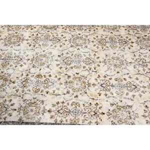 Vintage Turkish Rug, 5.8x9.8 ft Rug, Brown <b>Yellow</b> Camouflage Rug - Product Image 5