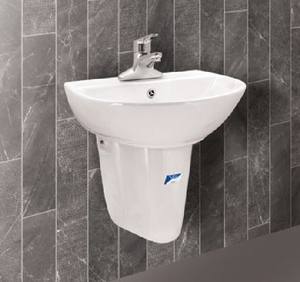 Lavabo mural en céramique ovale rectangulaire de style moderne directement de l'usine vietnamienne pour salle de bain - Product Image 6