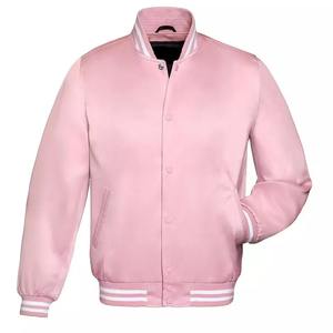 Blouson Bomber Homme Personnalisé Double Face en Satin Style Baseball avec Broderie sur Toile, Coupe-Vent, Imperméable et Design Coloré Élégant - Product Image 4
