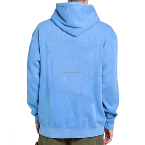 Sudaderas Personalizadas para Hombre, 100% Algodón, Hombros Caídos, Bolsillos Funcionales, Sudadera con Capucha, Estilo Holgado, Gruesa - Product Image 3