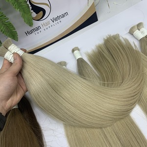 Nuevos productos Vietnam Virgen cutícula alineada extensiones de cabello humano Natural recto a granel trama de cabello crudo Dropshipping proveedor - Product Image 6