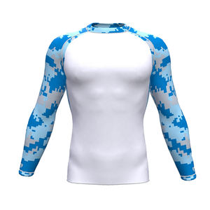 Camiseta de Natación con Protección Solar, Manga Larga, Tejido UPF, Material de Secado Rápido, Previene Daños por el Sol en el Agua - Product Image 1