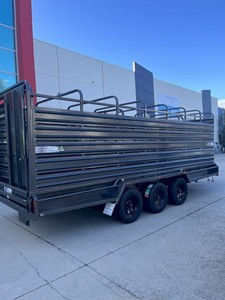 Remolques para Ganado Lifestock con Buen Eje, Remolques para Ovejas y Ganado, Star20x6, Tres Ejes, Doble Divisor Central, Jaula para Ganado Extraíble - Product Image 4