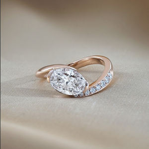 Bague exclusive pour femme en diamant de laboratoire de 1.6 carats taillé en brillant 10 carats blanc/jaune/or rose certifiée IGI moins cher - Product Image 6