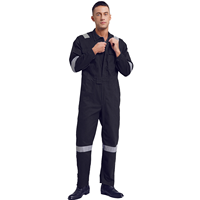 Combinaison de sécurité en coton 100% ignifuge, antistatique, respirante et réfléchissante, kit EPI complet, vêtements de travail