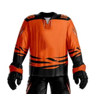 Service OEM, ensembles de vêtements d'équipe de hockey sur glace personnalisés, kit complet, maillots, shorts, impression par sublimation, tissu respirant de qualité supérieure, séchage rapide - Product Image 2