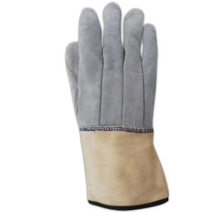 Nouveau 2025 vente en gros de gants de soudage en cuir de chèvre noir de qualité supérieure/nouveau dernier design 2025 gants de soudage - Product Image 1