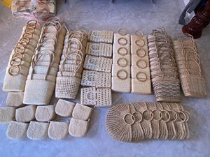 Elegante bolsa de jacinto de agua: paja de jacinto de agua de Vietnam, ideal para picnics de verano y accesorios de viaje buscados - Product Image 5