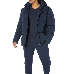 Customizes Puffer <b>Jacket</b> For Men Windbreak Wholesale Custom Lightweight <b>Quilted</b> Puffer Baggy Oversized Hooded Down Men's <b>Jackets</b> - Product Image 3