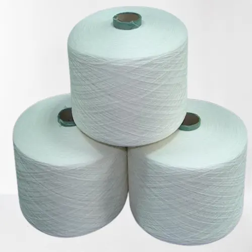 NE 30s/1 100% Polyester ring spun yarn for weaving and knitting purpose with carton box packing and best strength yarn exporter