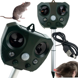 TG71405 Professional Animal Detergent Plastic SOLAR Mouse Repeller for Cats Dogs Birds <b>Rats</b> - Product Image 1