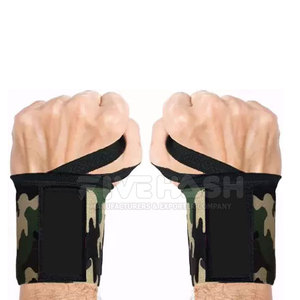 สายรัดข้อมือยกน้ำหนักแบบหนาพิเศษ ปรับได้ สำหรับฟิตเนส ขายส่ง สายรัดข้อมือออกกำลังกายแบบกำหนดเองได้ - Product Image 2