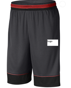 Pantalones cortos de baloncesto para hombre, 11 pulgadas, holgados, cintura elástica, con cordón interno bordado - Product Image 1