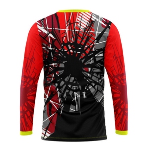 Haute qualité sur mesure hommes à manches longues O cou t-shirt élastique Spandex entraînement Gym t-shirts séchage rapide vêtements de Fitness pour hommes - Product Image 2