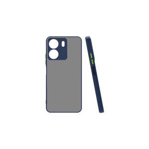 Étui pour Netzy Poco C65 SAFA Hux, coque arrière protectrice en TPU souple et PC, bleu marine, étui pour téléphone portable pour modèle 14 Plus - Product Image 1