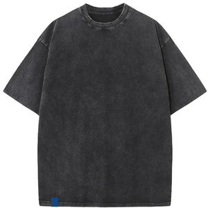 Nueva camiseta de invierno de gran tamaño para mujer, camiseta de lavado ácido, venta al por mayor, camiseta de lavado ácido personalizada en blanco para mujer, camiseta de verano para mujer - Product Image 6