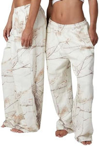 Ensemble assorti pour femme : sweat à capuche ample à épaules tombantes et pantalon de survêtement imprimé, tenue de détente d'hiver - Product Image 4