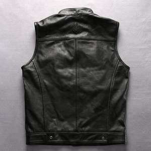 Manteaux pour hommes en cuir véritable personnalisés de haute qualité du fabricant OEM nouvelle arrivée à bas quantité minimale de commande - Product Image 6